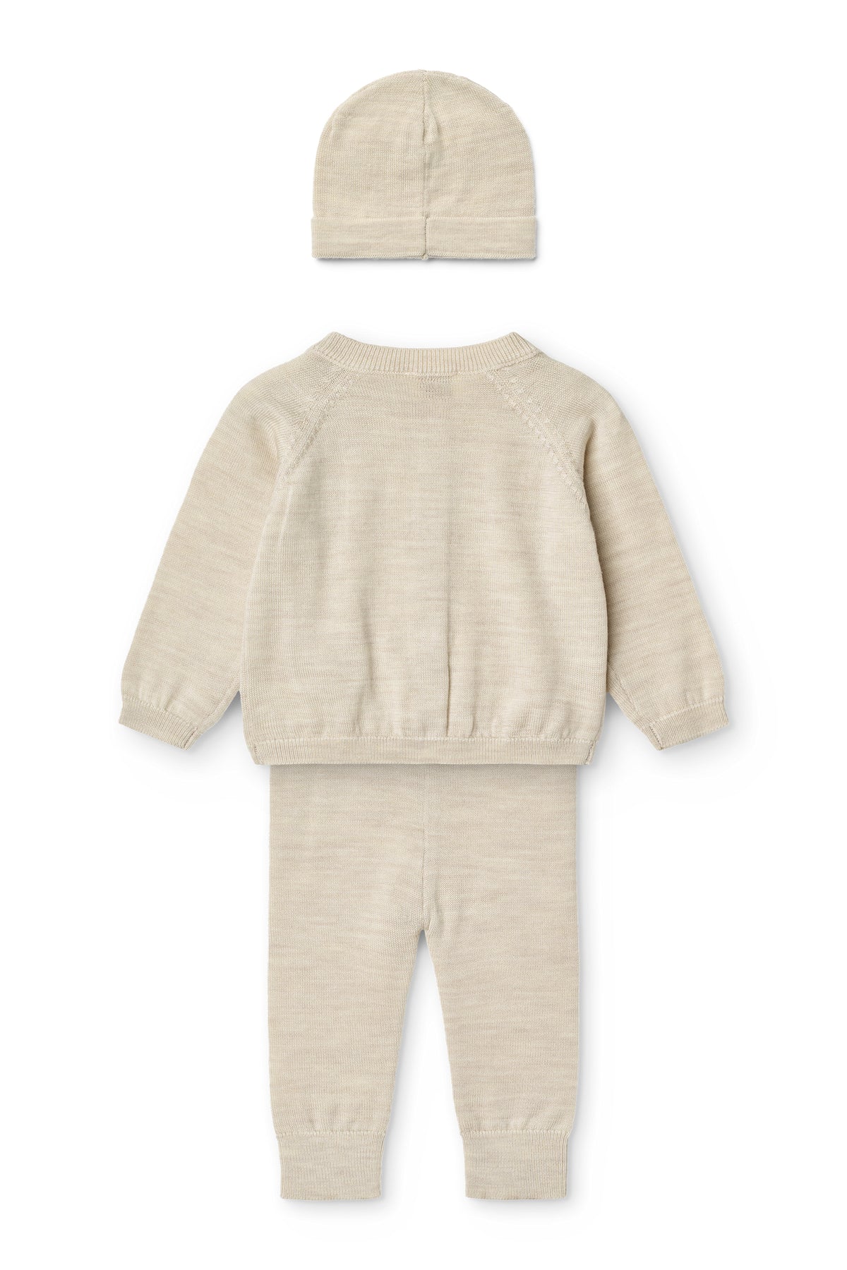Pale Cream Melange Classic Merino Babysett i 100 % ull | Copenhagen Colors