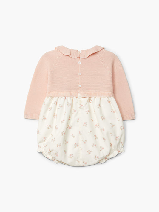 Pearl strikket romper med blomsterprint | Wedoble