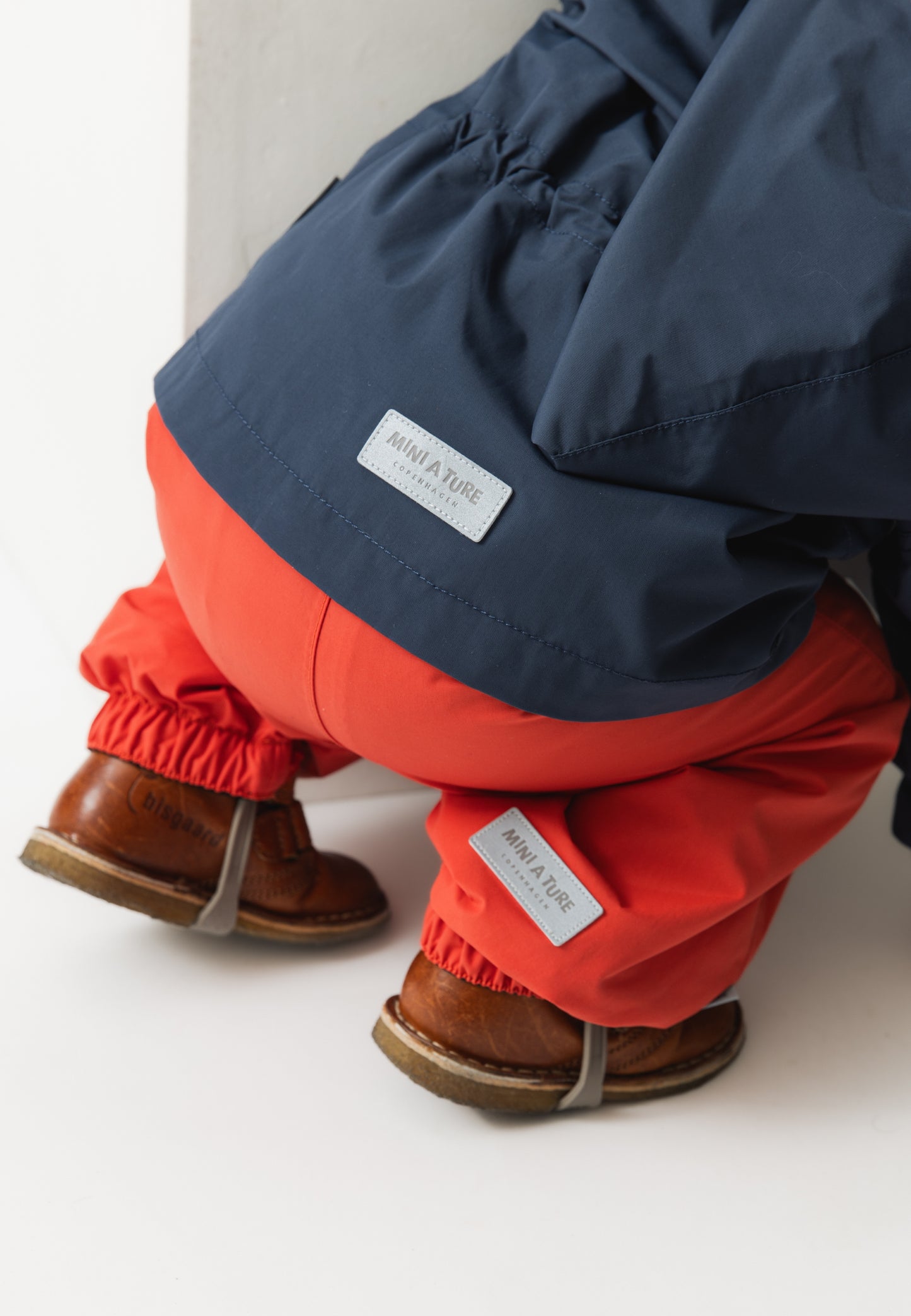 MINI A TURE vind- og vanntett jakke kremhvit