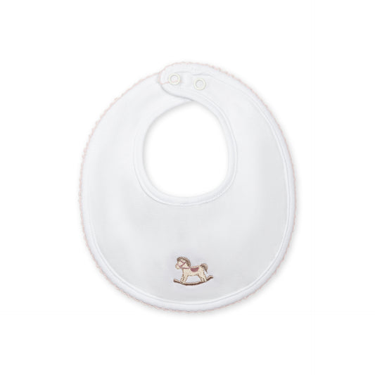 Hvit smekke til baby Rocking Horse Lyserosa | BabyGi