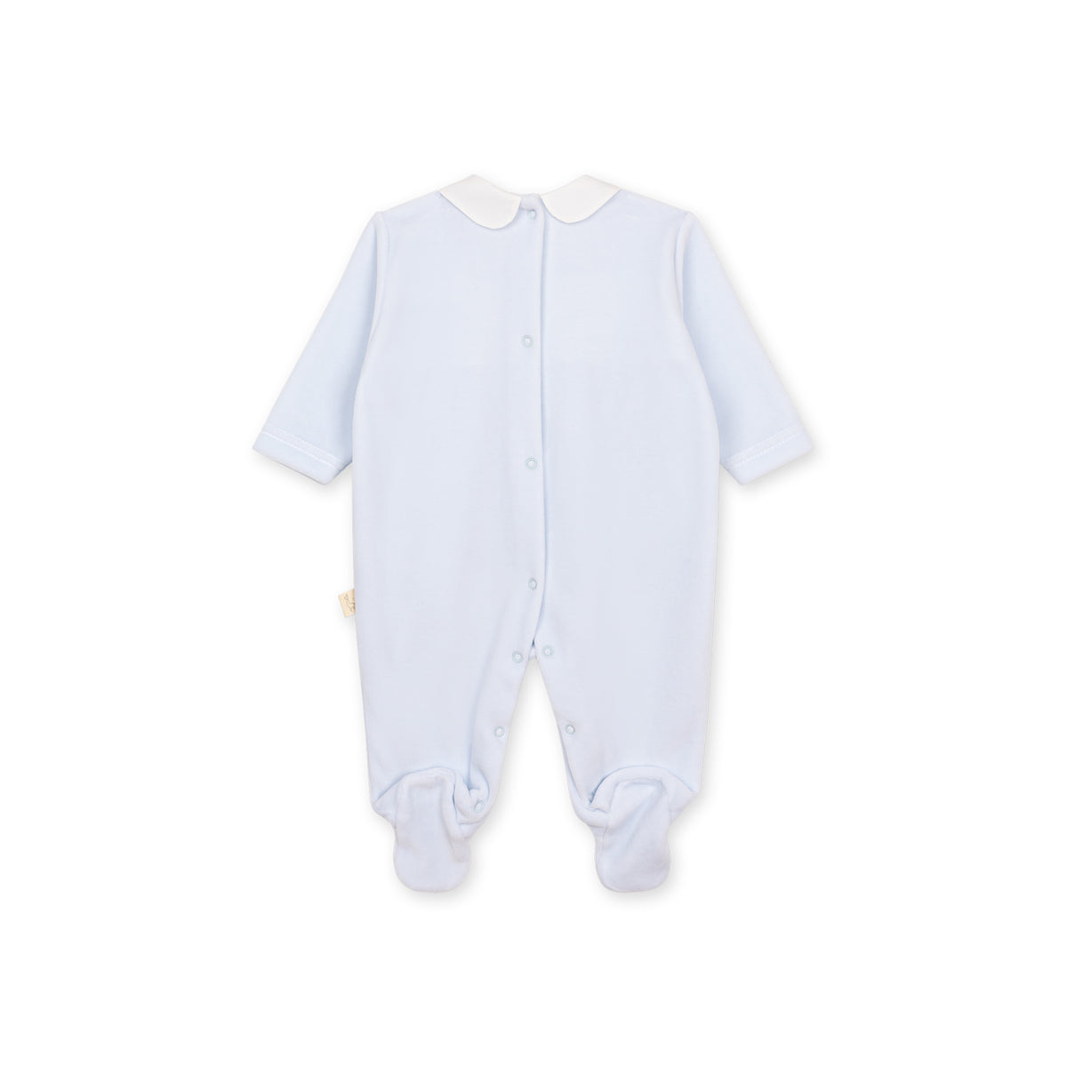 Lyseblå sparkedress til baby med krage | BabyGi