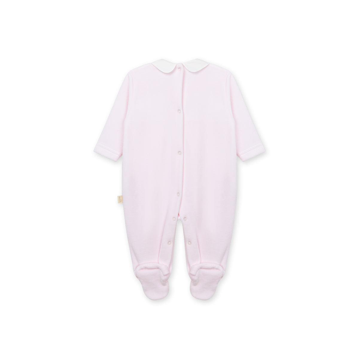 Lyserosa sparkedress til baby med volangkrage | BabyGi