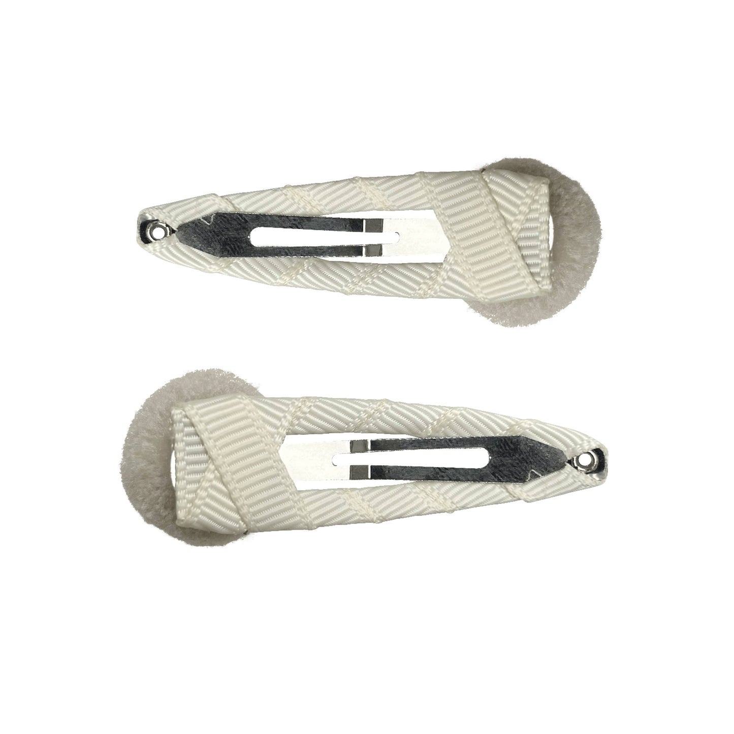 PomPom hårspenner - Sett med 2 stk