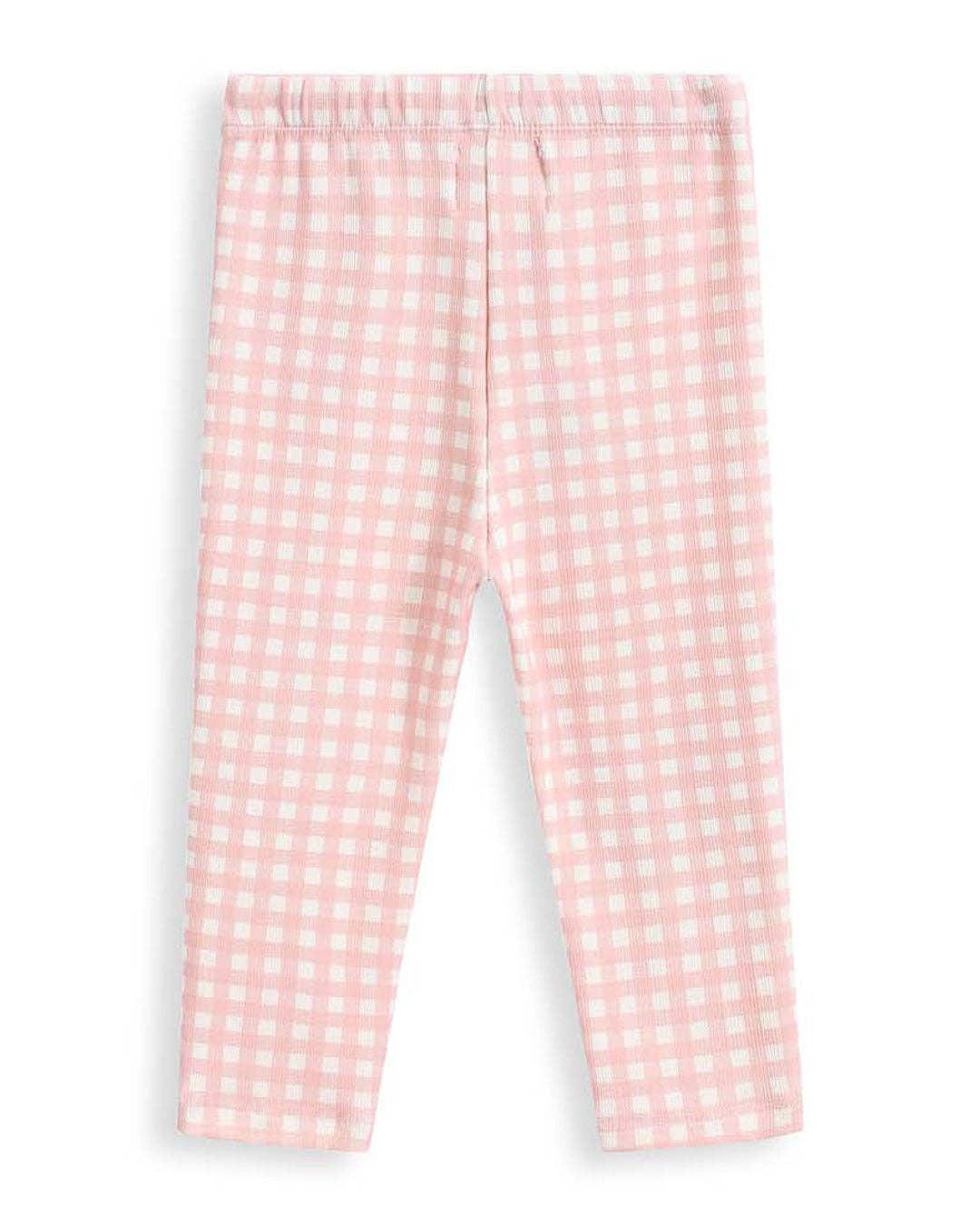 Rutete rosa leggings