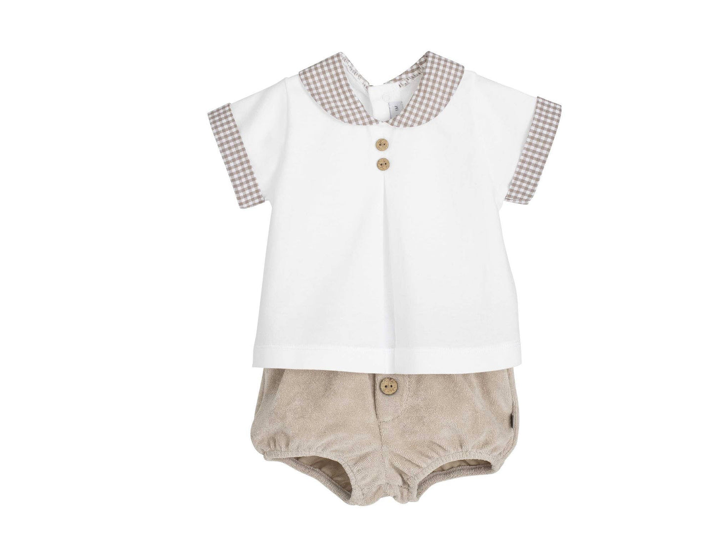 Tidløst sett med topp og bloomers