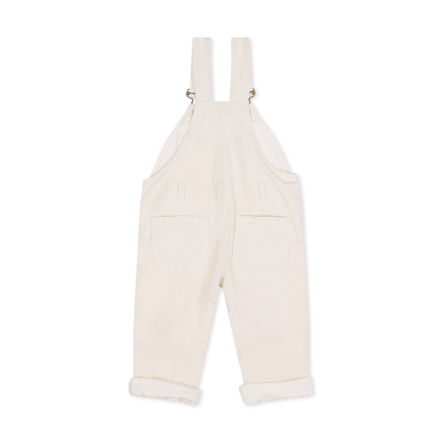 Dotty Dungarees snekkerbukse kremhvit