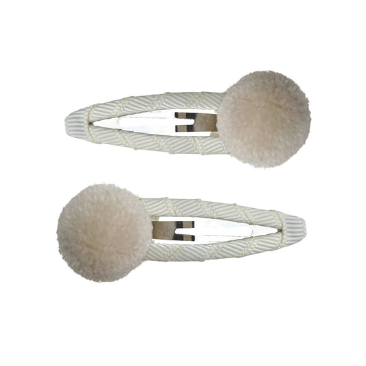 Pom Pom Hårklyper - Sett med 2 stk