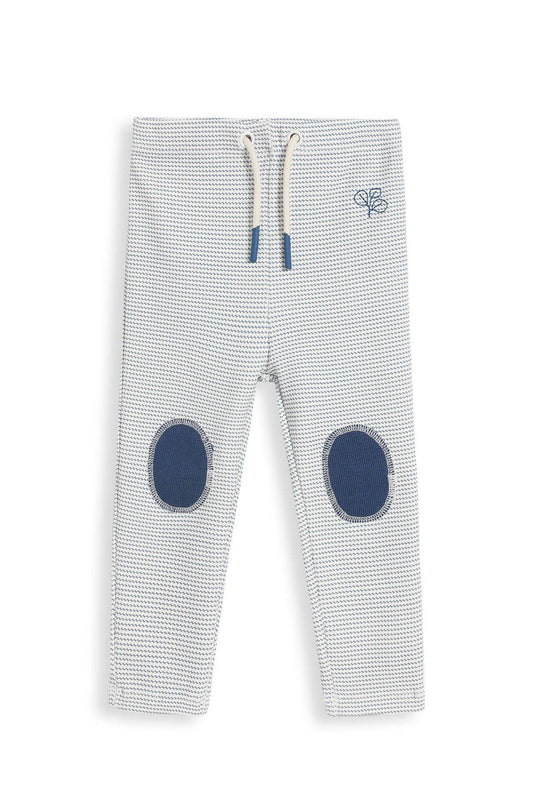 Blå stripete leggings