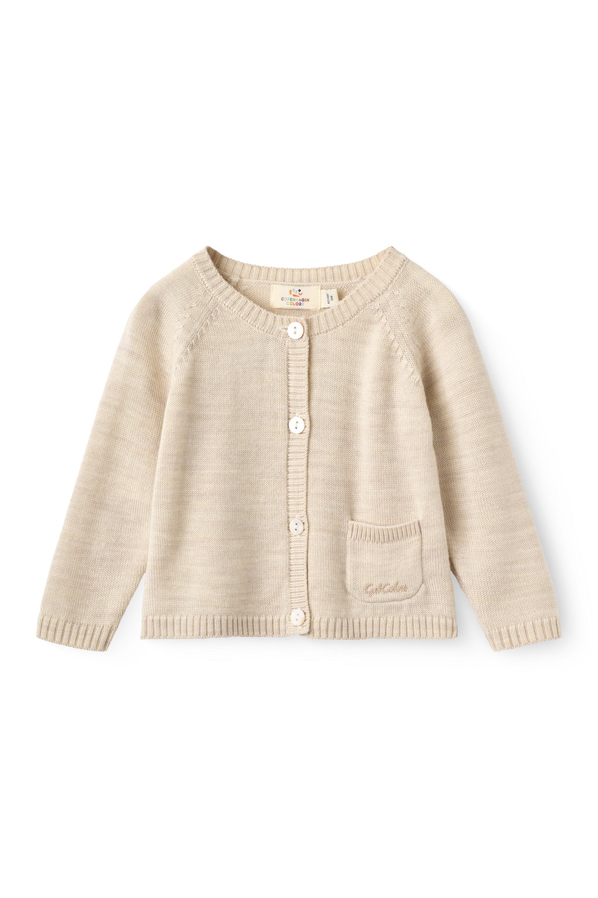 Pale Cream Melange Classic Merino Babysett i 100 % ull | Copenhagen Colors