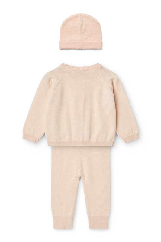 Soft Pink Classic Merino Babysett i 100 % ull | Copenhagen Colors