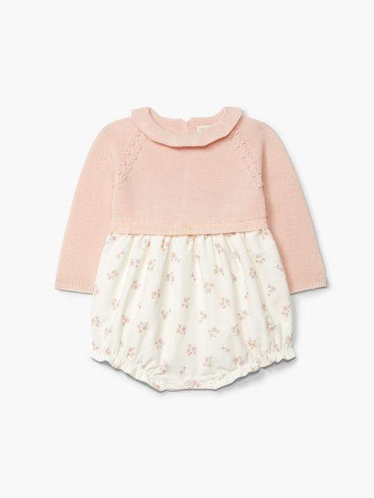 Pearl strikket romper med blomsterprint | Wedoble