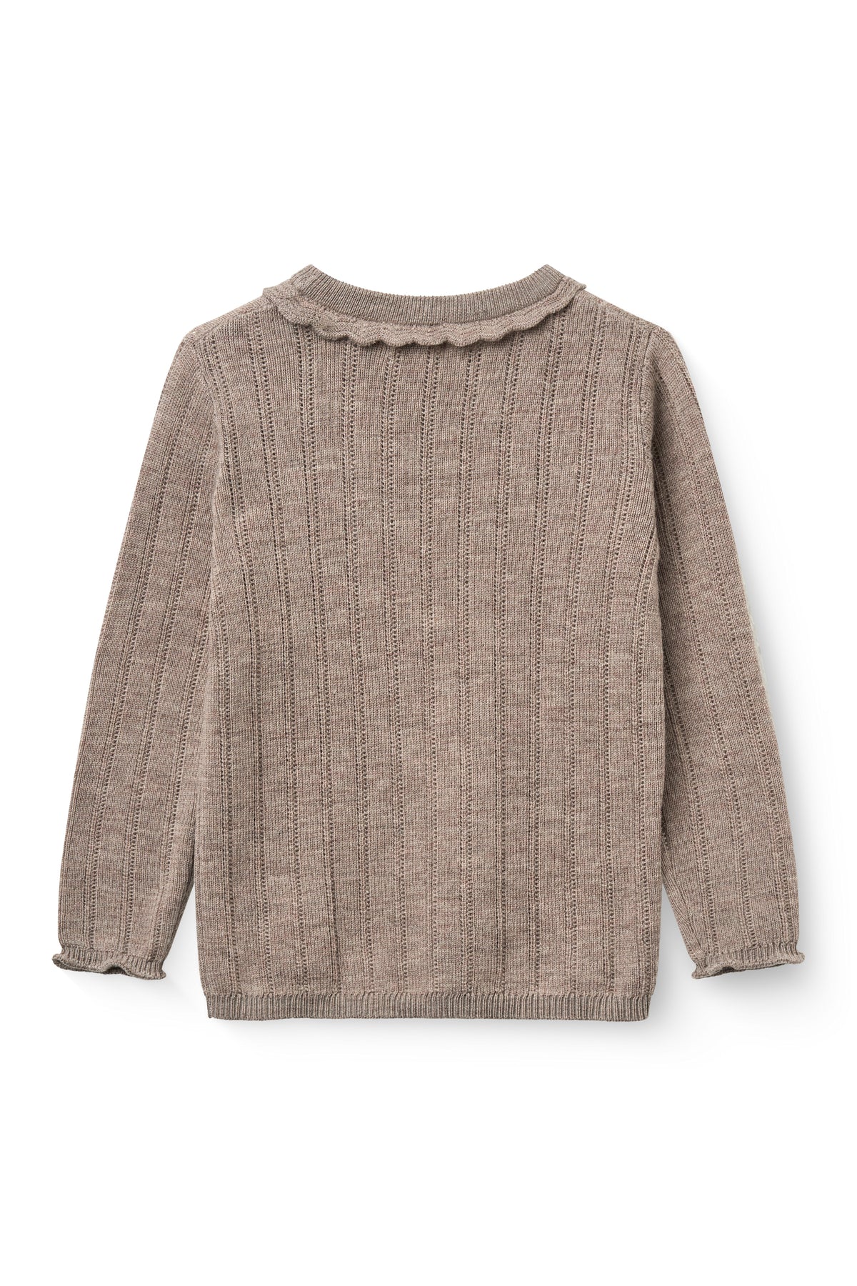 Beige strikket genser i 100 % merinoull | Copenhagen Colors