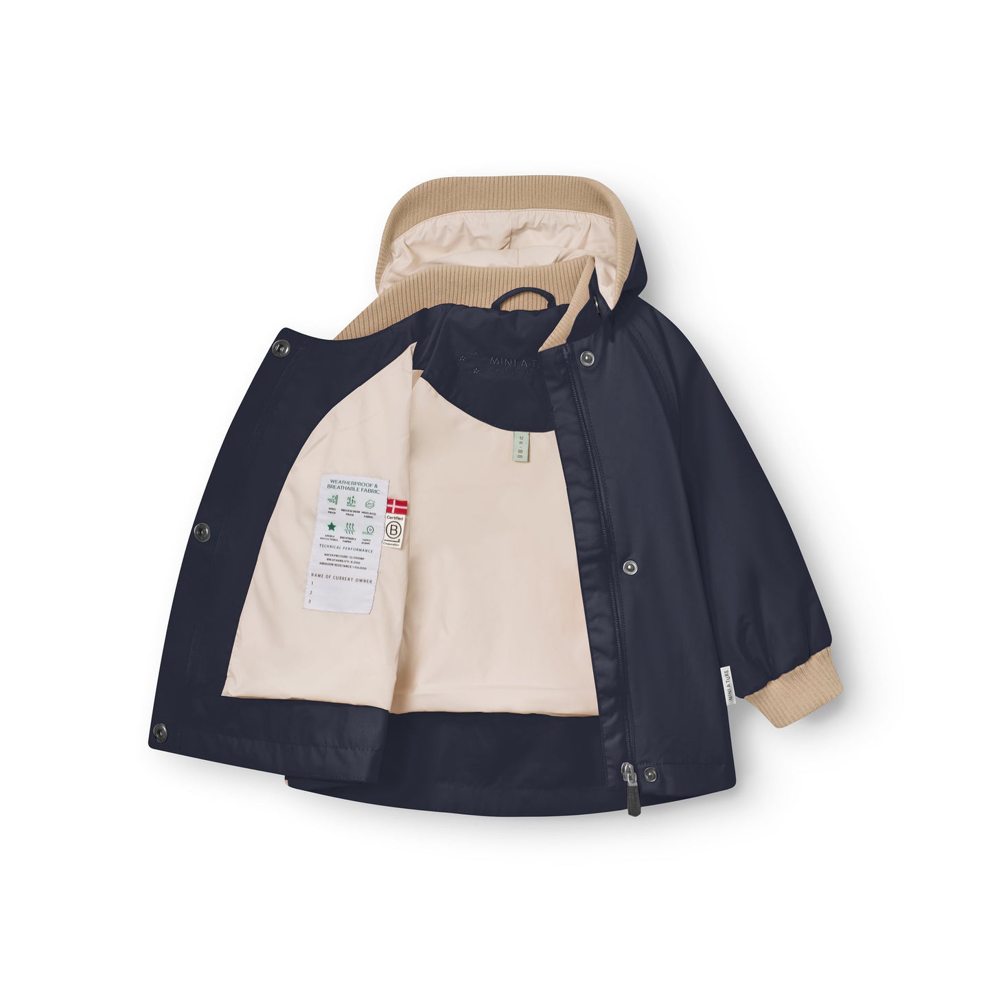 MATWAI MINI A TURE vind- og vanntett jakke navy