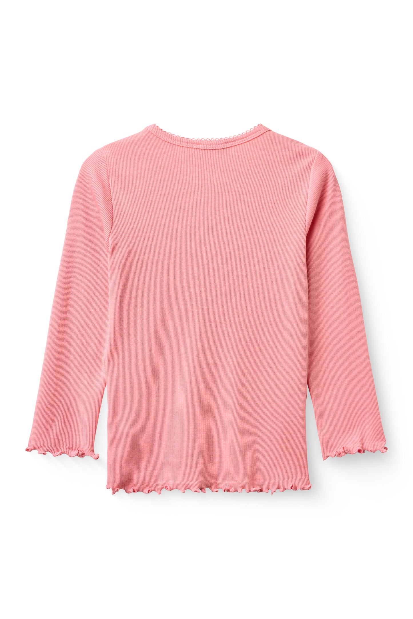 Rosa ribbet genser i modal | Copenhagen Colors