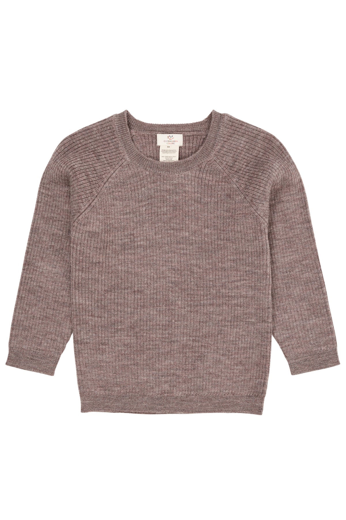 Beige strikket genser i 100 % merinoull | Copenhagen Colors