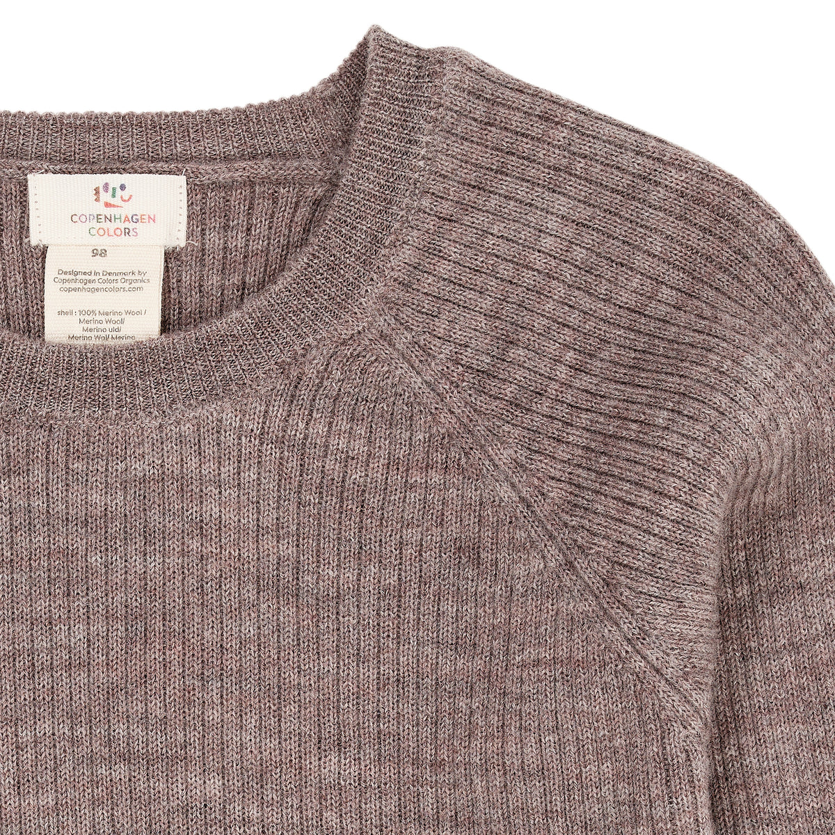 Beige strikket genser i 100 % merinoull | Copenhagen Colors