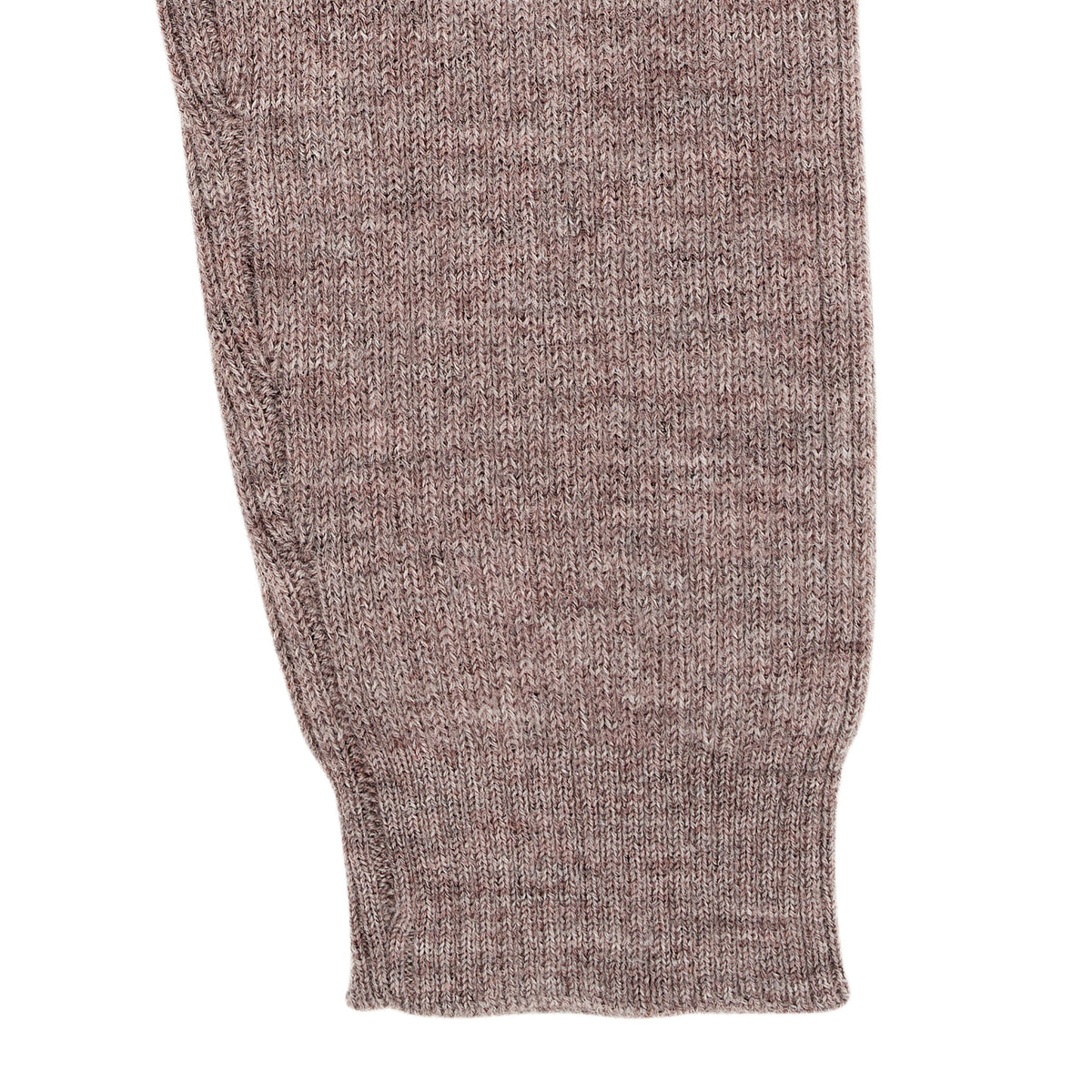 Beige ribbestrikket leggings i 100 % merinoull | Copenhagen Colors