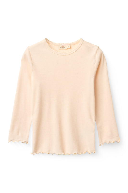 Dusty rose ribbestrikket genser | Copenhagen Colors