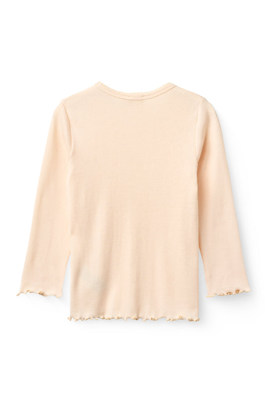Dusty rose ribbestrikket genser | Copenhagen Colors
