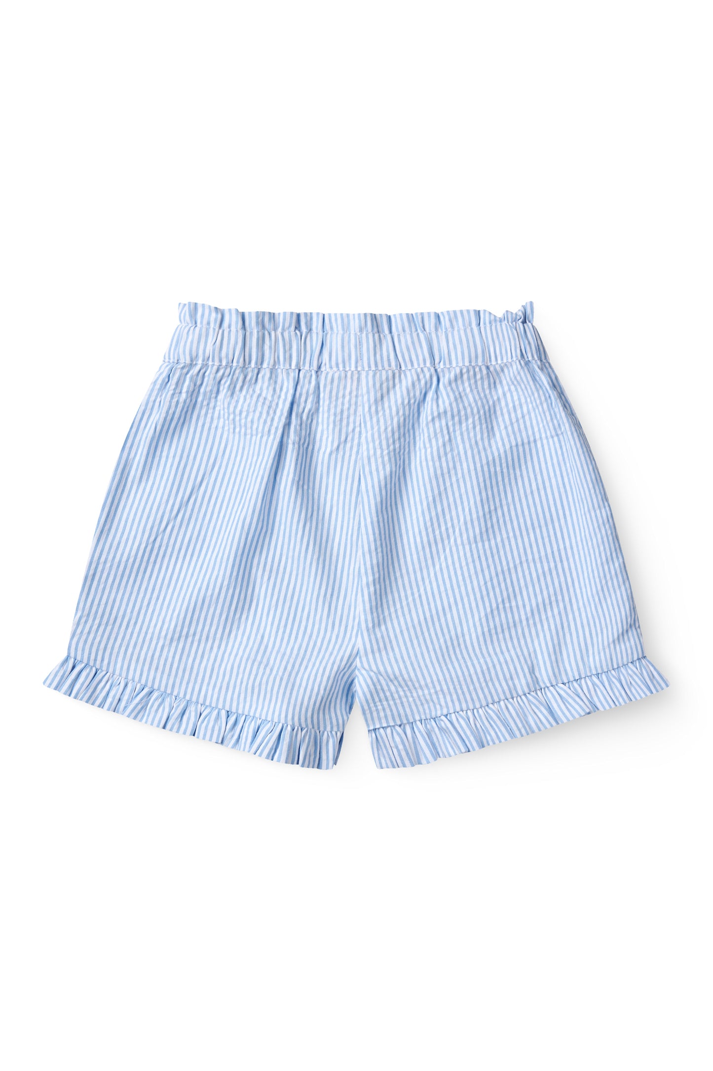 SEERSUCKER GIRLY SHORTS BLUE
