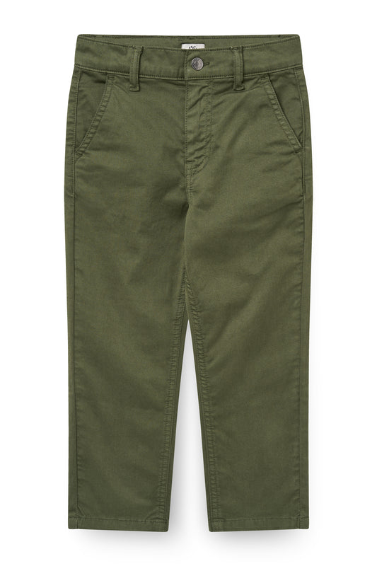 Mørkegrønn chinos i økologisk bomull | Copenhagen Colors