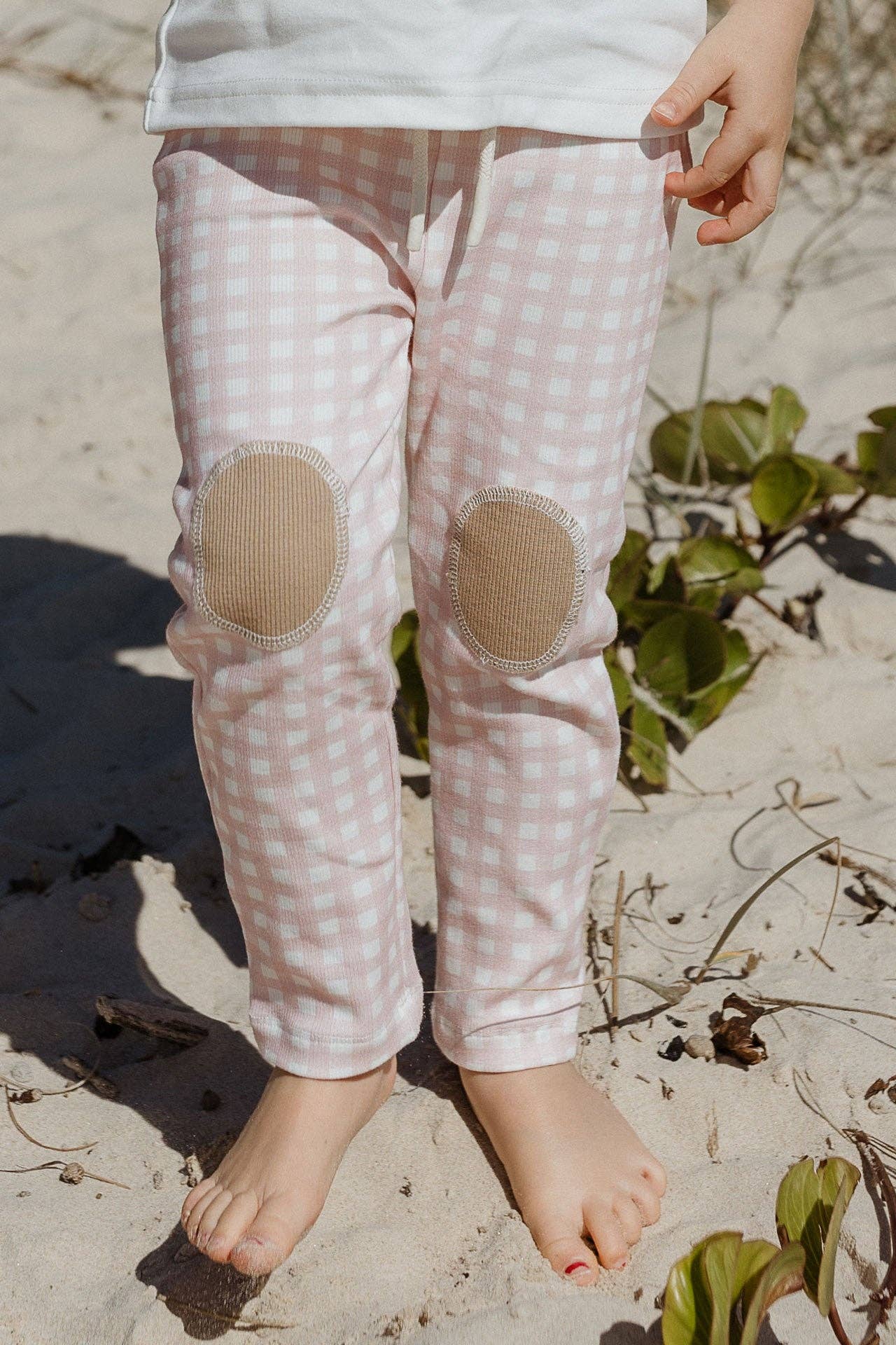 Rutete rosa leggings